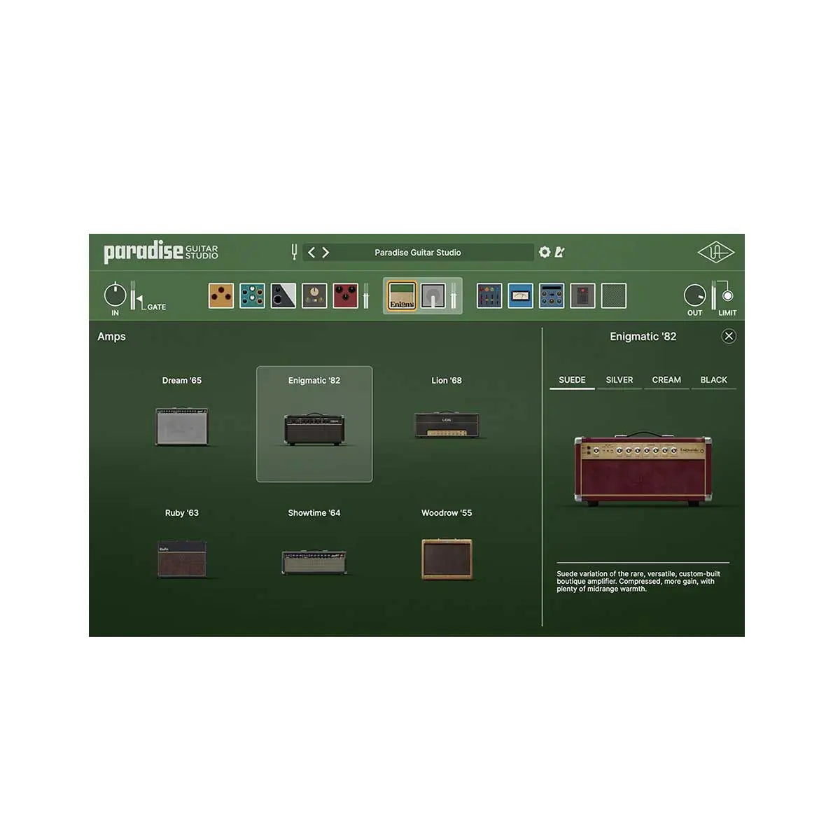 UAD Paradise Guitar Studio (Digital Download) Universal Audio