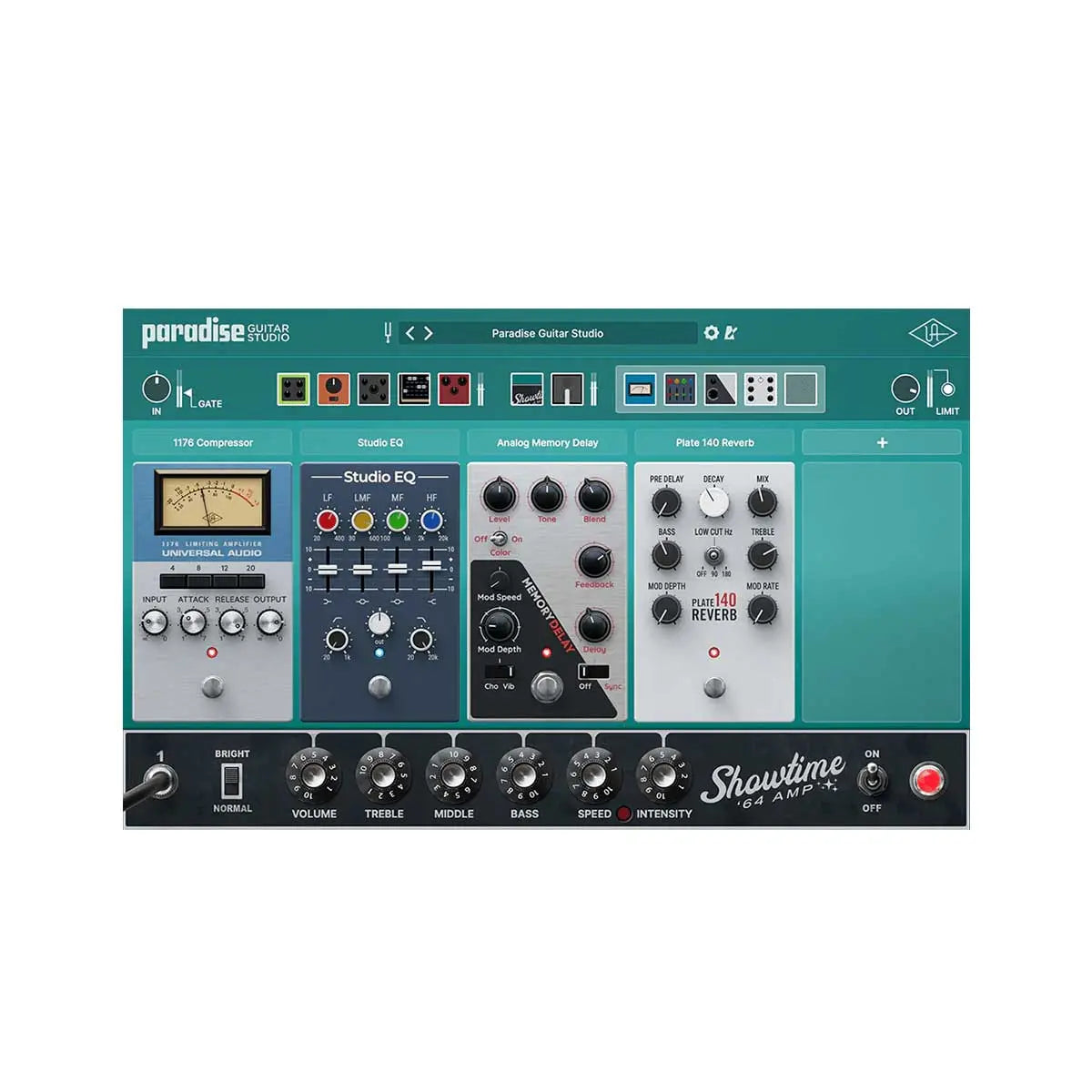 UAD Paradise Guitar Studio (Digital Download) Universal Audio