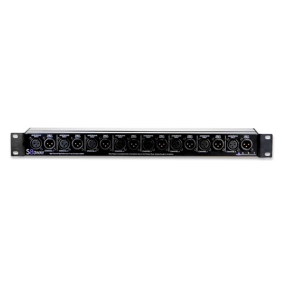 ART S8-3WAY Eight Channel High Performance 3-way Microphone Splitter