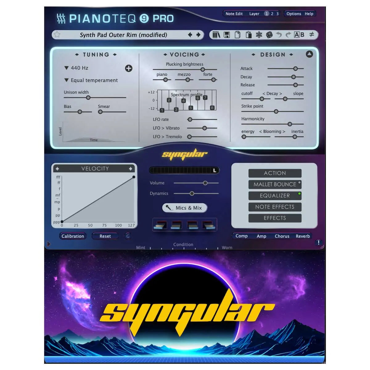 Pianoteq Syngular Instrument pack for Pianoteq (Digital Download) Modartt