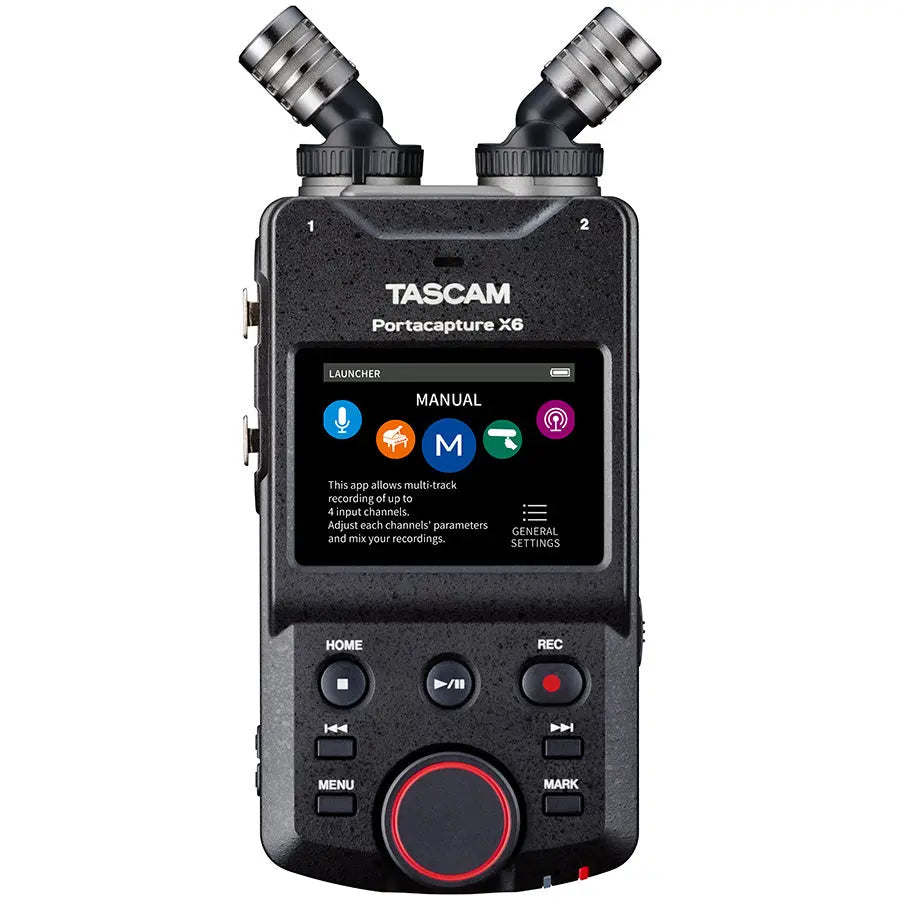 TASCAM Portacapture X6 6-Channel 32-Bit Float Portable Audio Field Recorder TASCAM
