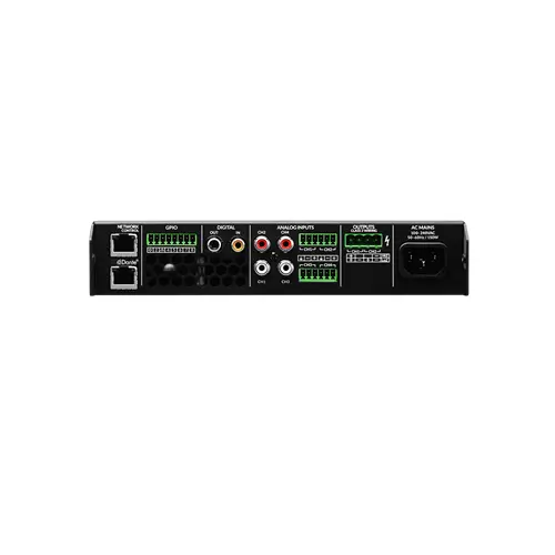 Blaze by Sonance PowerZone Connect 122D. 125W 2-channel DSP-enabled power amplifier. Dante. 1RU. Blaze by Sonance