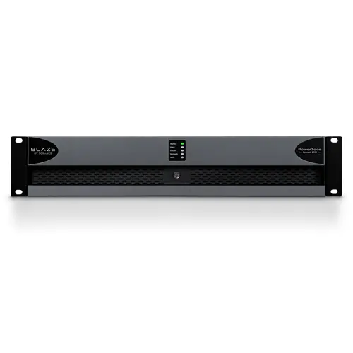 Blaze by Sonance PowerZone Connect 2004. 2000W 4-channel DSP-enabled power amplifier. 2RU. Blaze by Sonance