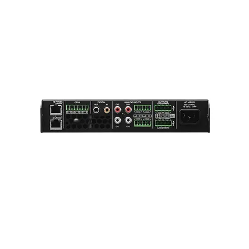 Blaze by Sonance PowerZone Connect 504D. 500W 4-channel DSP-enabled power amplifier. Dante. 1RU. BZ-PZONEC-504D Blaze by Sonance