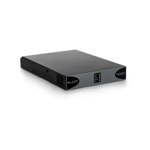 Blaze by Sonance PowerZone Connect 504D. 500W 4-channel DSP-enabled power amplifier. Dante. 1RU. BZ-PZONEC-504D Blaze by Sonance