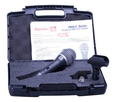 Superlux Supercardioid Vocal Microphone with On/Off Switch Superlux