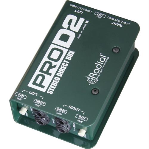 Radial Engineering PROD2 Passive 2 channel DI, compact design with 2 Radial transformers