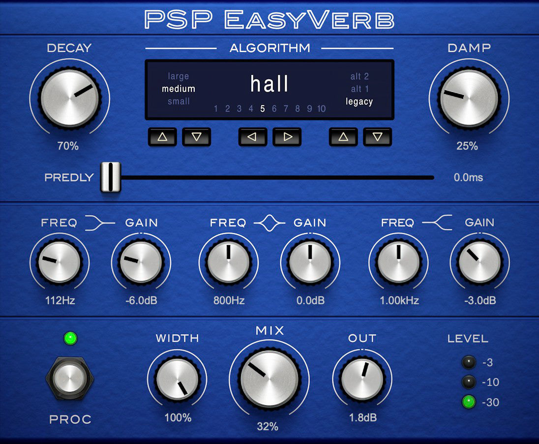 PSP EasyVerb — PSP Audioware