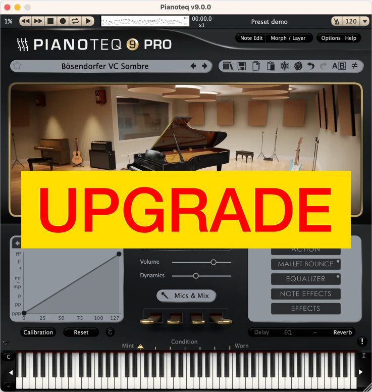 Upgrade from Pianoteq 9 Stage to Pro (Digital Download)
