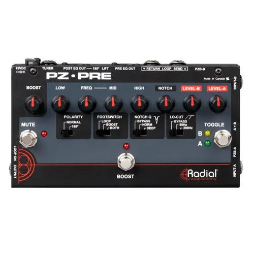 Radial PZ-PRE Acoustic Instrument Preamp