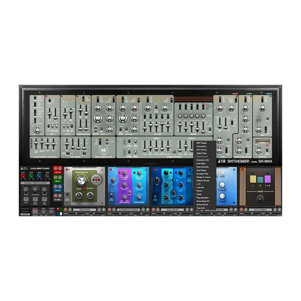 Cherry Audio SH-MAX Synthesizer (Digital Download) Cherry Audio