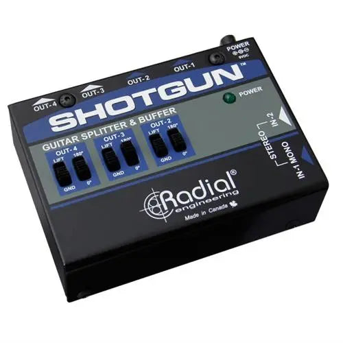 Radial SHOTGUN Stereo 4 Channel Amp Driver