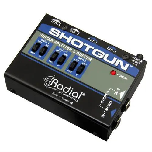 Radial SHOTGUN Stereo 4 Channel Amp Driver