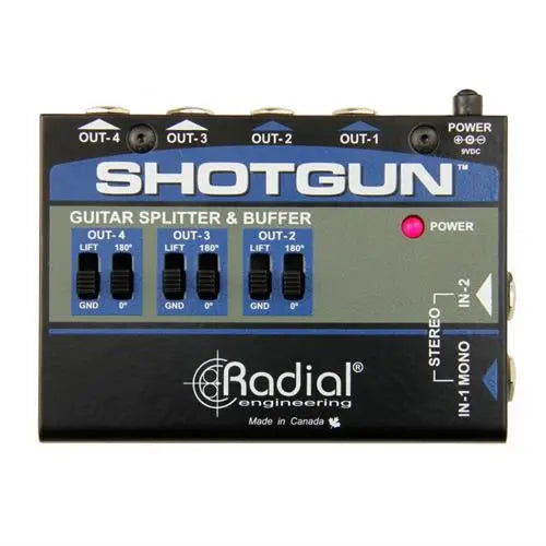 Radial SHOTGUN Stereo 4 Channel Amp Driver