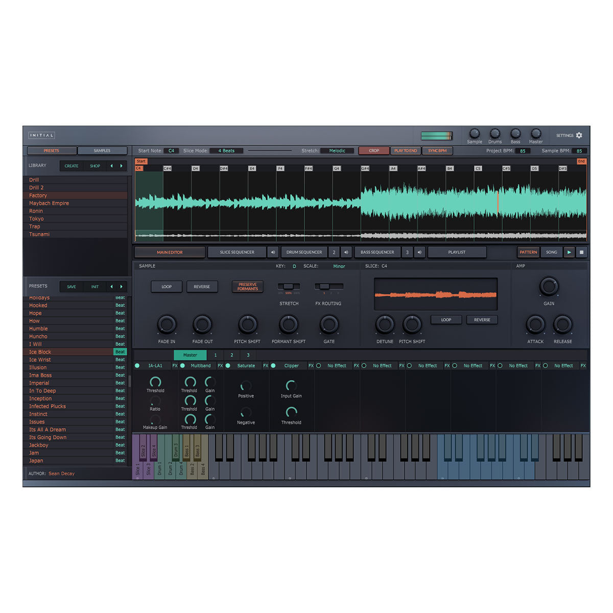 Initial Audio Slice