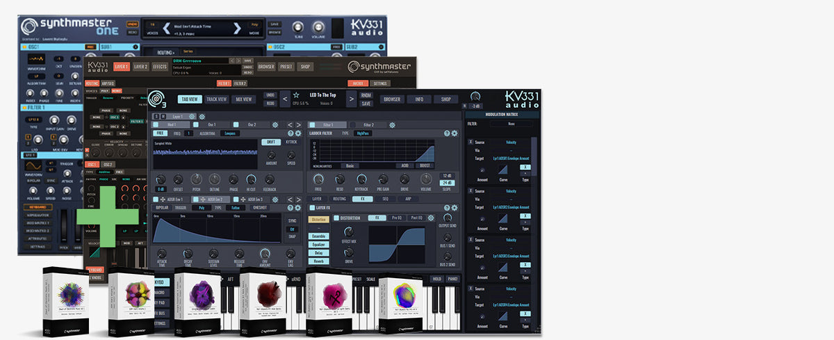 KV331 SynthMaster Producer Bundle — KV331 Audio