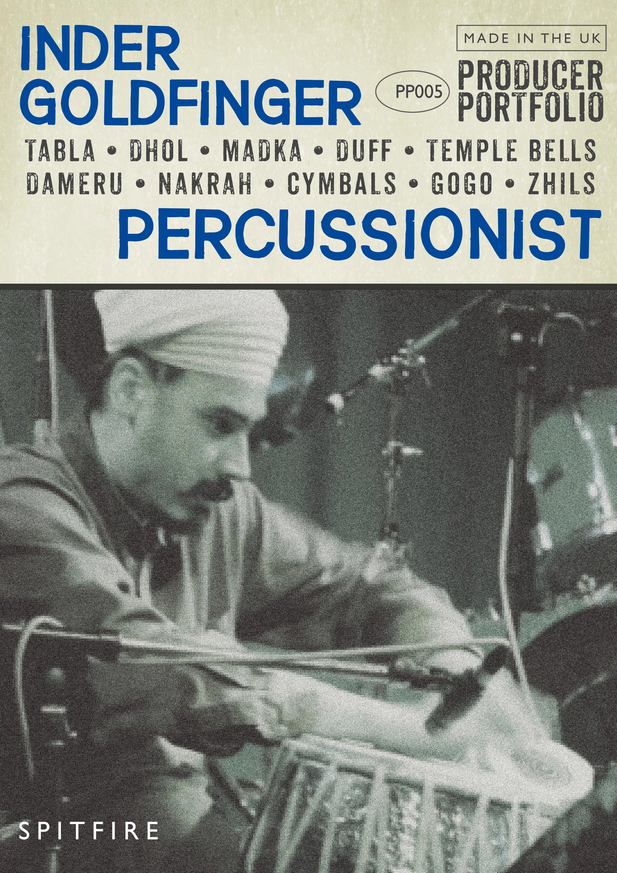 Spitfire Audio Goldfinger Percussion (Digital Download) Spitfire Audio