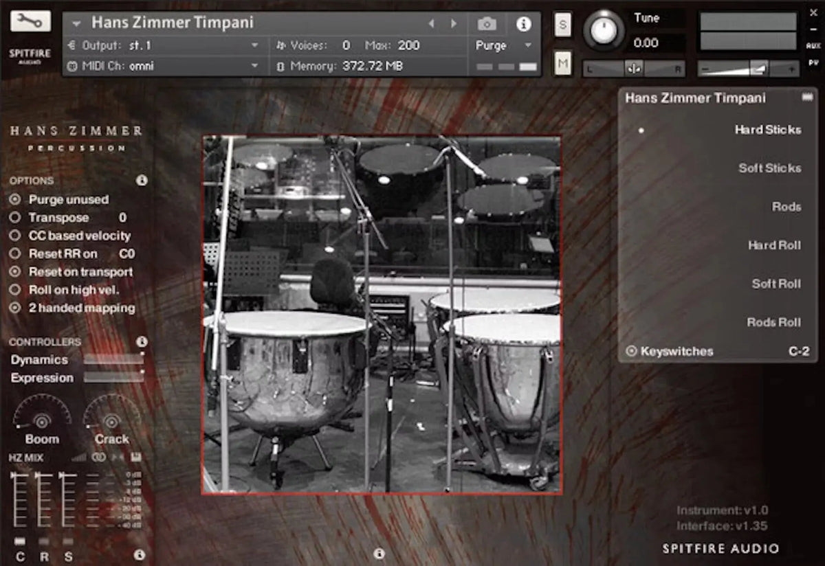 Spitfire Audio Hans Zimmer Percussion (Digital Download) Spitfire Audio