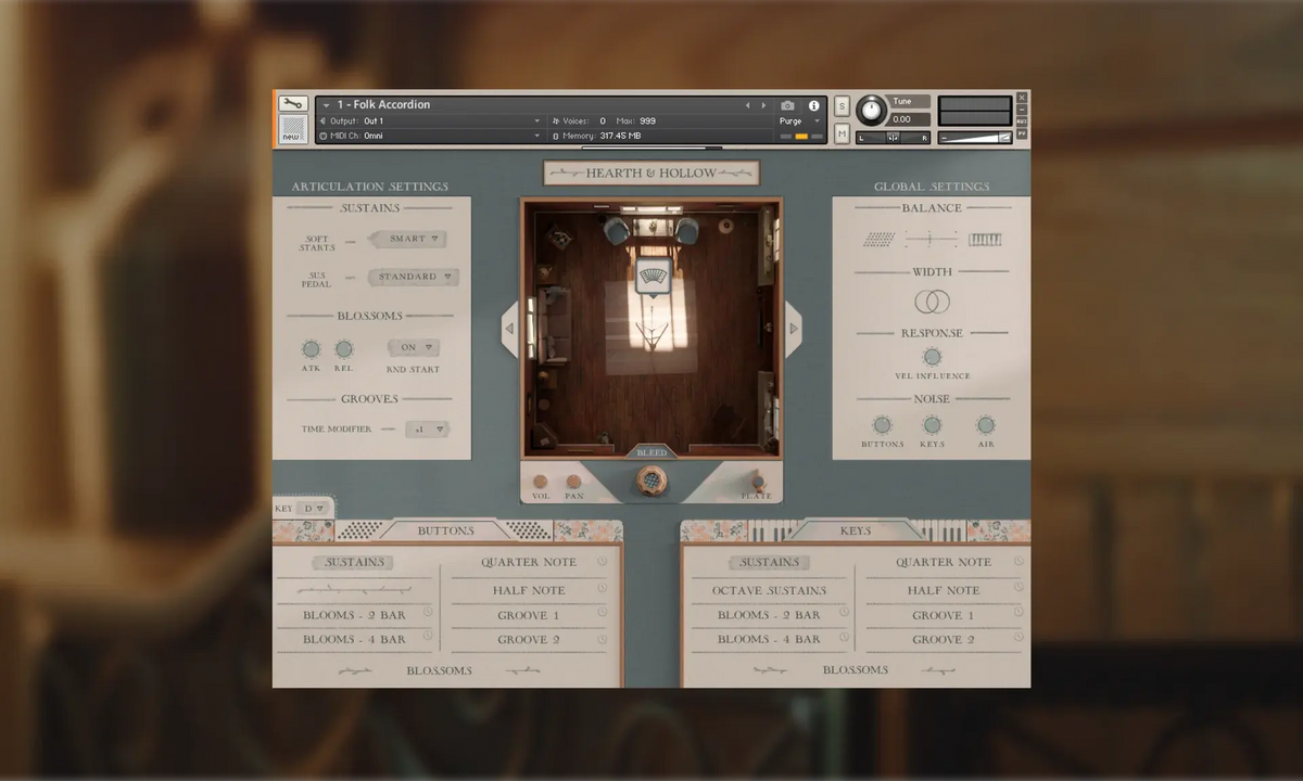 Spitfire Audio Hearth and Hollow - Folk Accordion (Digital Download) Spitfire Audio
