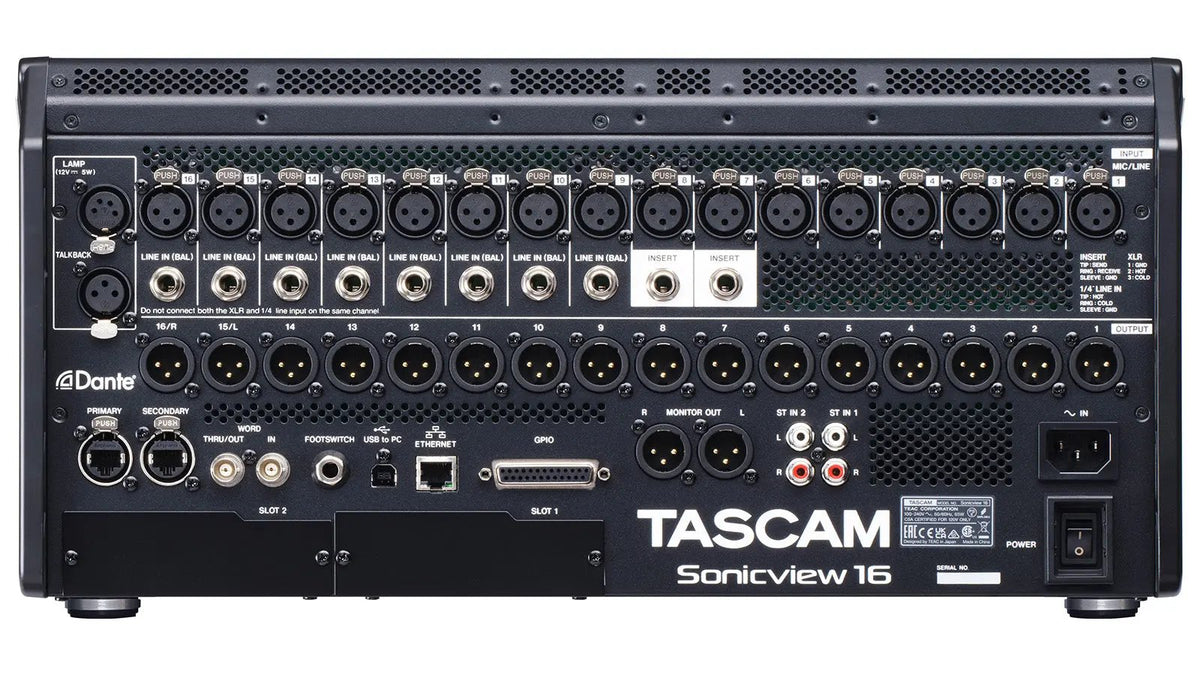 Tascam SonicView 16 16 Channel Digital Recording/Mixing Console TASCAM