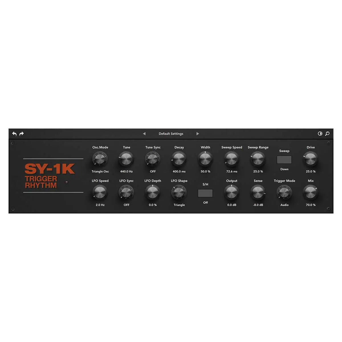 Rave Generation SY-1K Trigger Rhythm Drum Synth Plug-In (Digital Download) Rave Generation