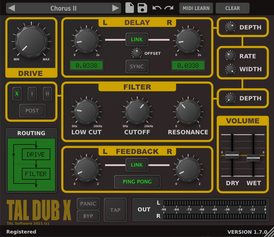 TAL Dub-X Delay — TAL