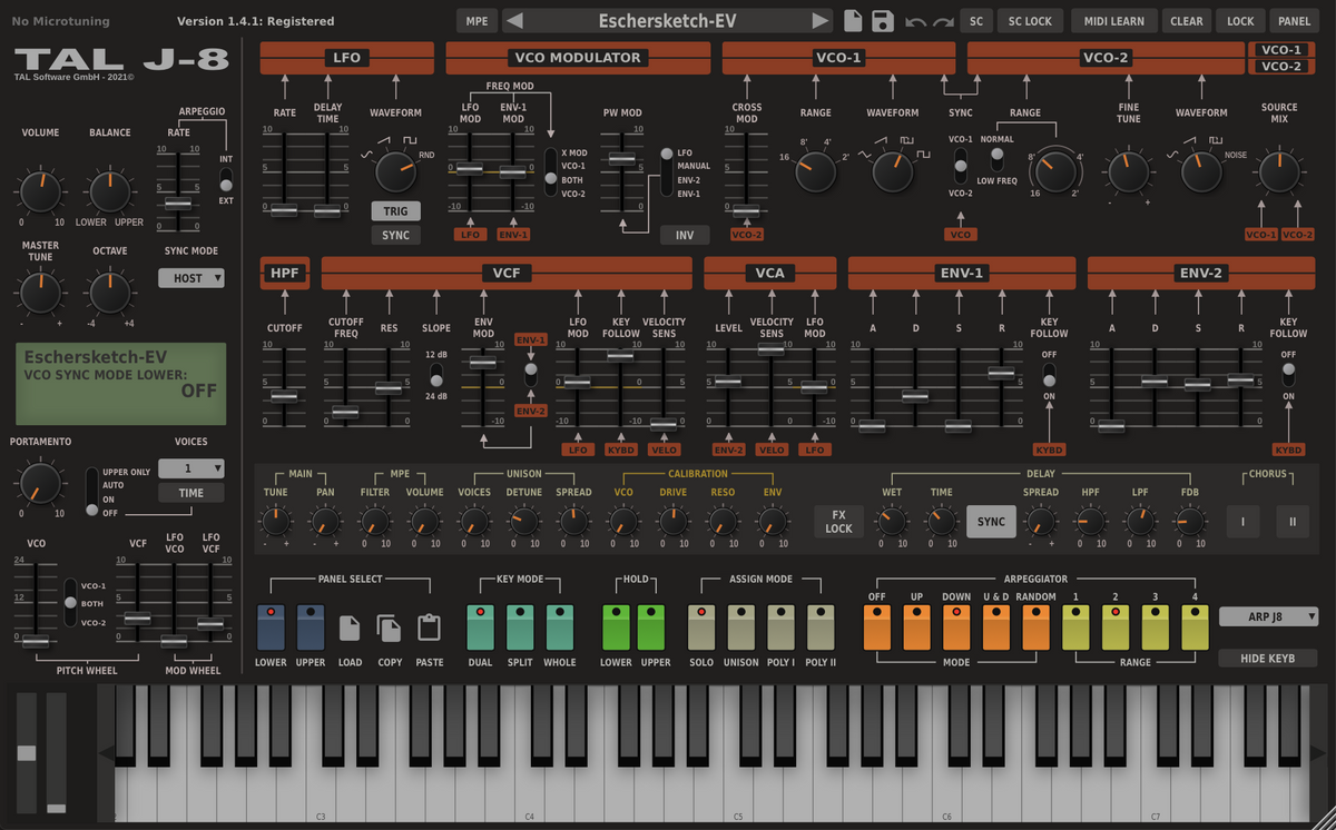 TAL J-8 Jupiter 8 — TAL