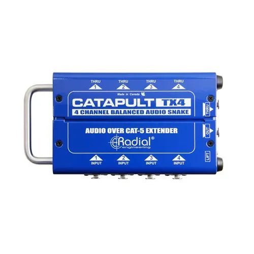 Radial Catapult TX4 - 4-Channel Cat 5 Audio Snake Transmitter Radial Engineering