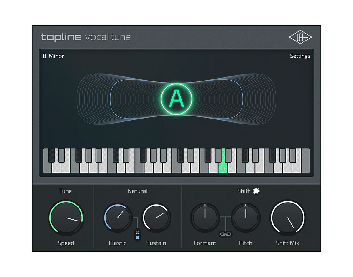 UAD Topline Vocal Tune Native Pitch Correction & Vocal Effects (Digital Download)