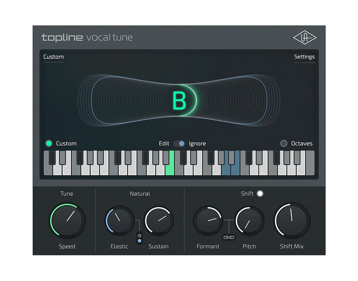 UAD Topline Vocal Tune Native Pitch Correction & Vocal Effects (Digital Download)