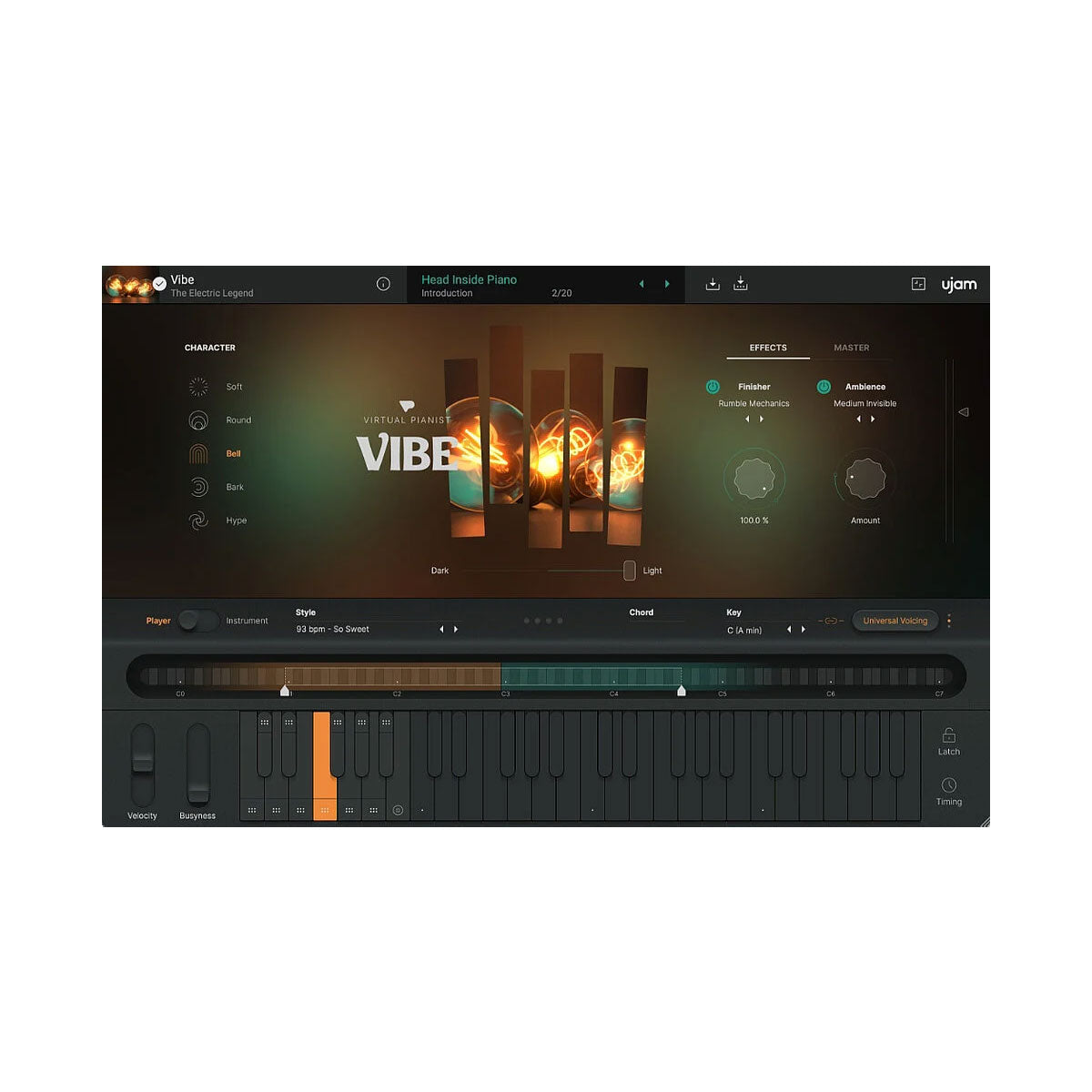 UJAM VIBE Electric Legend for Modern Vintage Keys