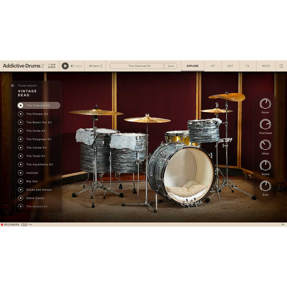 XLN Audio Addictive Drums 2 Expansion: Vintage Dead (Serial Nr + Download)