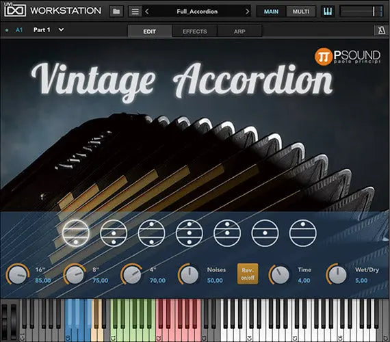 PSound Vintage Accordion (Serial Nr + Download)