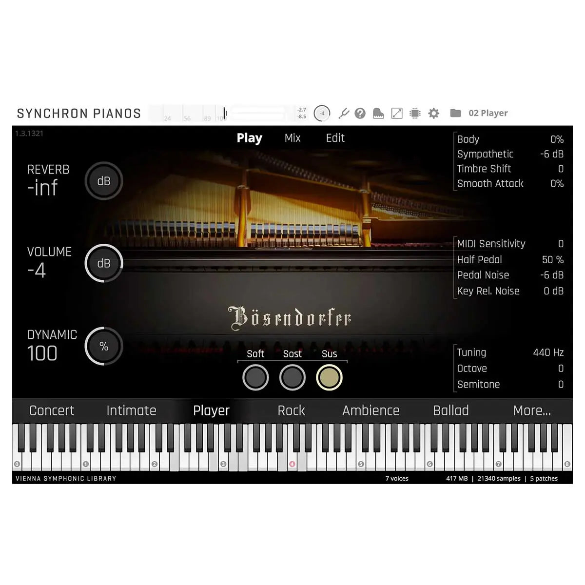 VSL Studio Bösendorfer Imperial (Digital Download) Vienna Symphonic Library