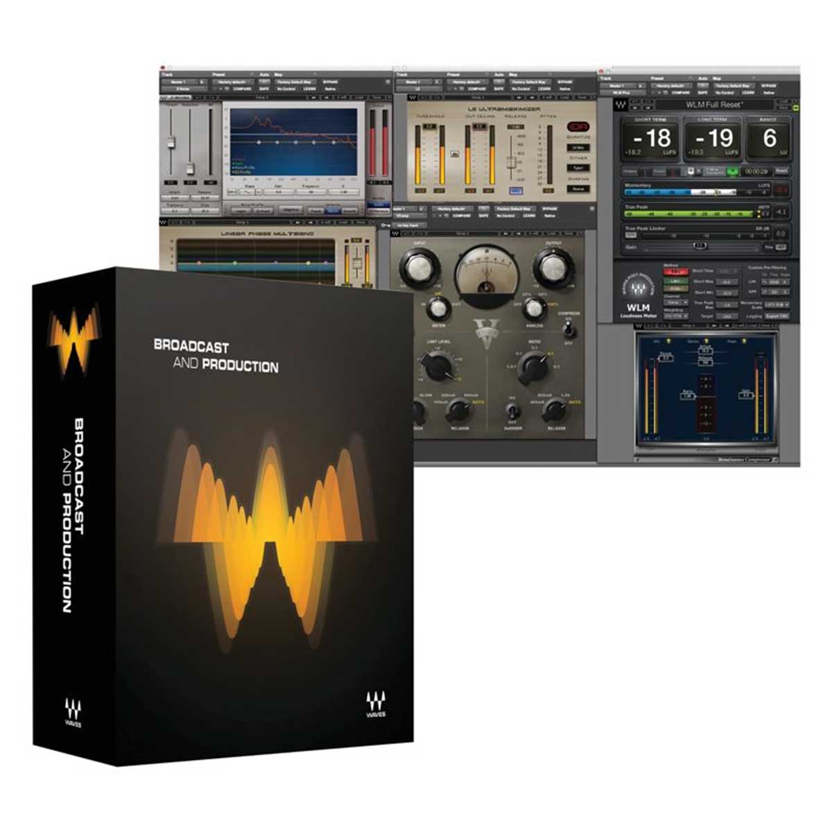 Waves Broadcast &amp; Production Bundle (Serial Nr + Download)