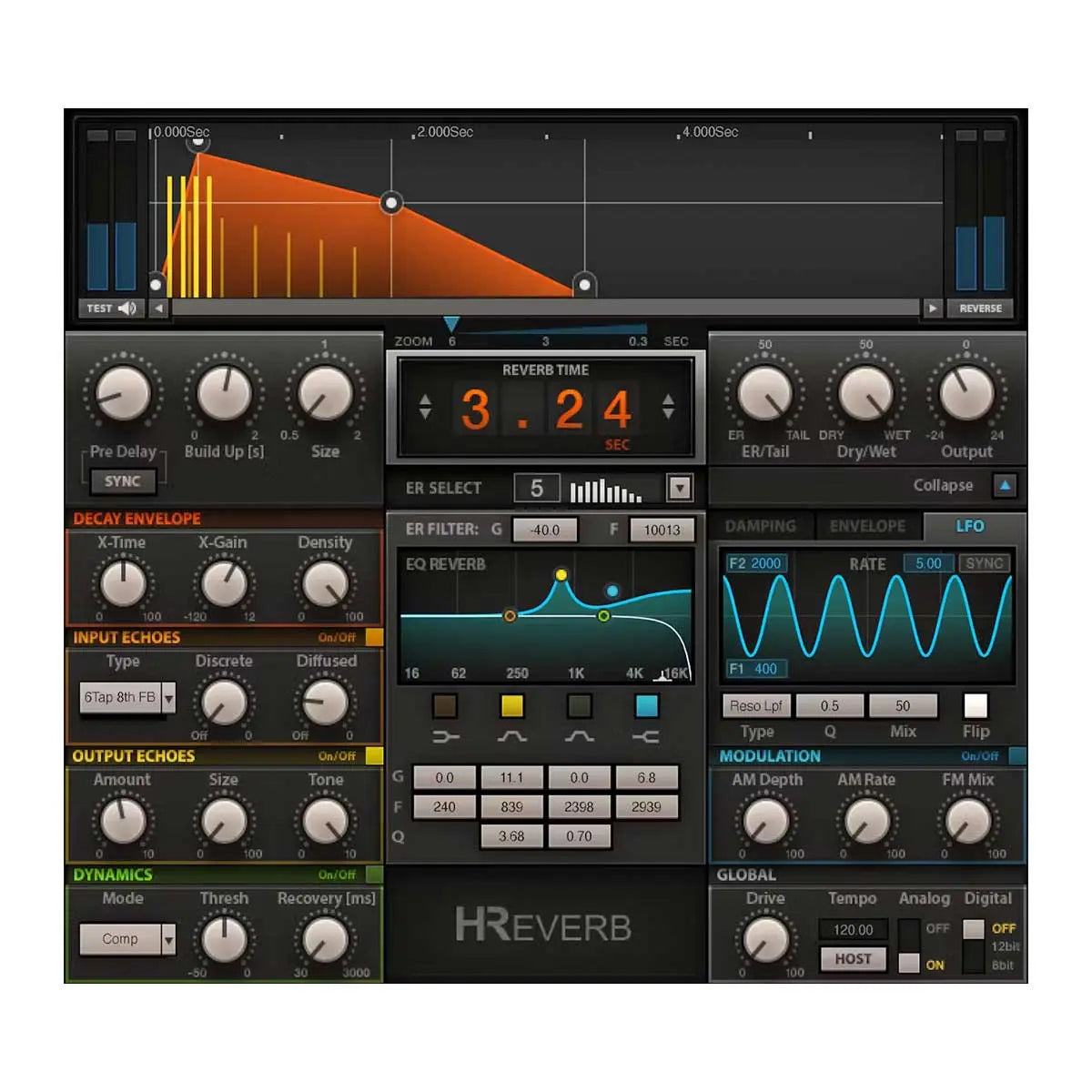 Waves H-Reverb Hybrid Reverb (Download) Waves