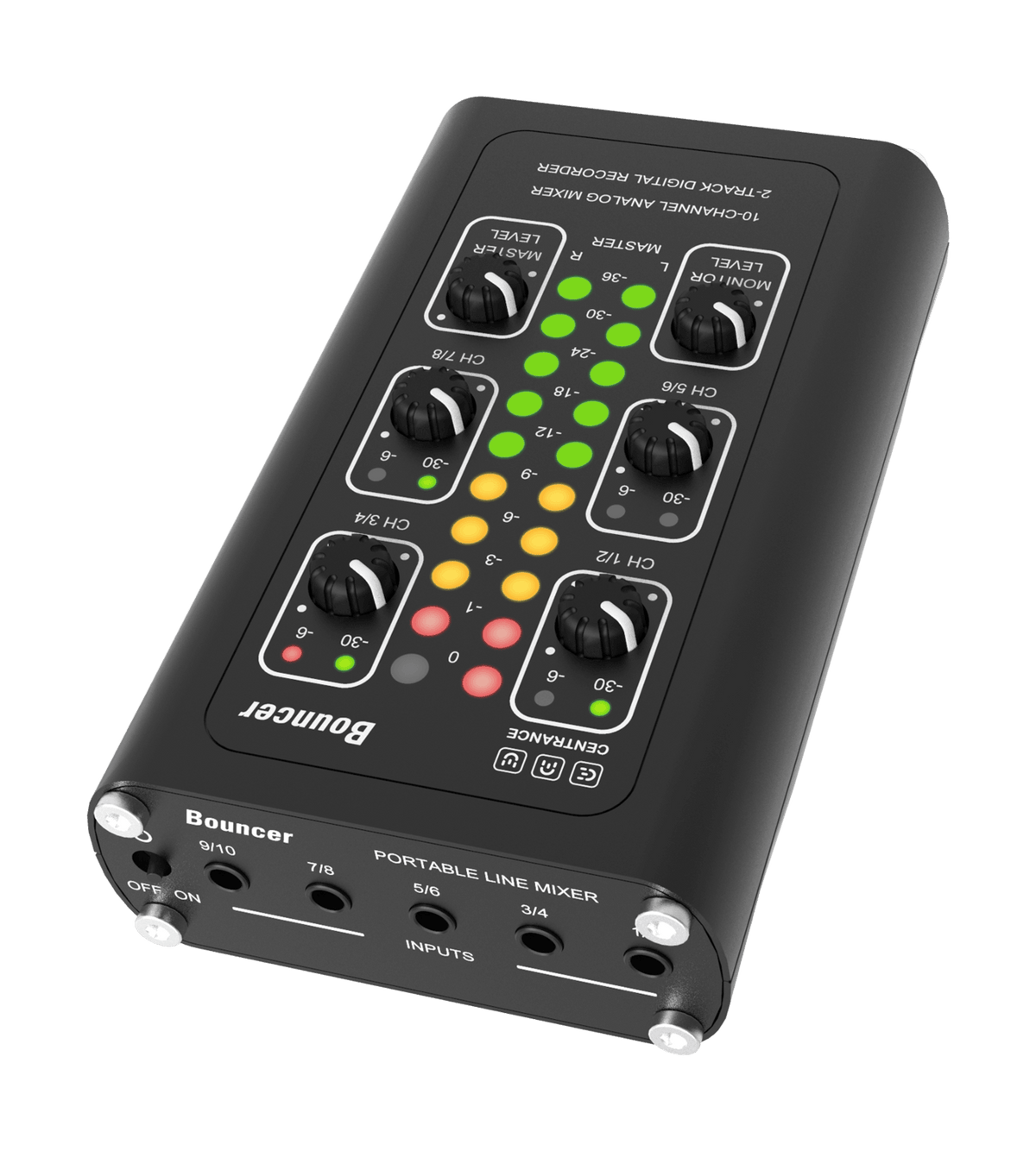 Centrance Bouncer Portable Mixer and two-track Recorder - Koala Audio