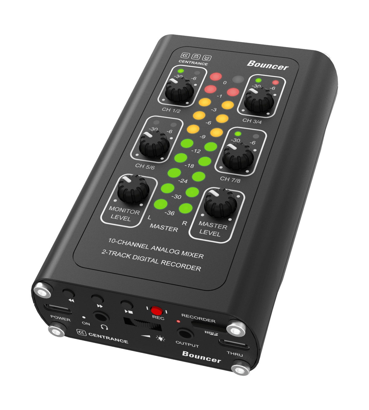 Centrance Bouncer Portable Mixer and two-track Recorder - Koala Audio