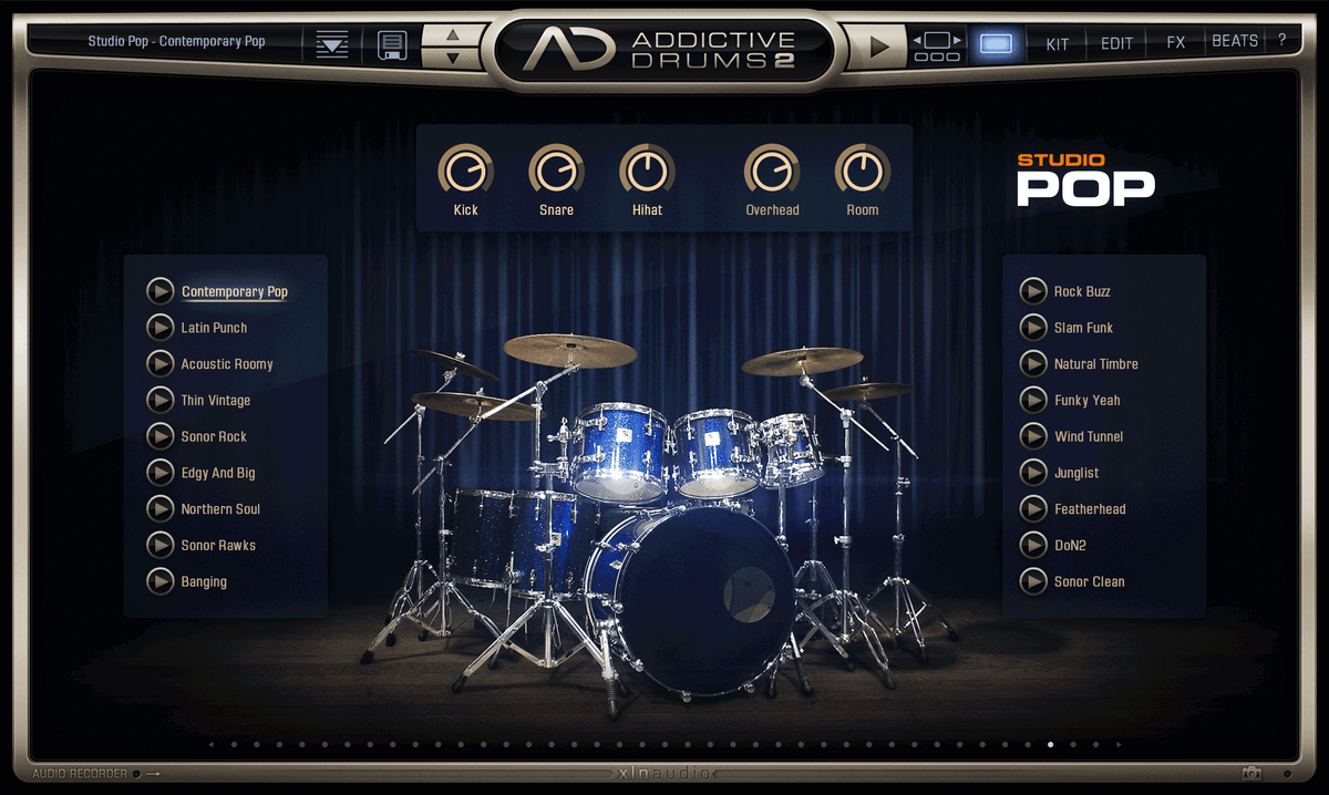 XLN Audio Addictive Drums 2 Studio Collection (Serial Nr + Download) - Koala Audio