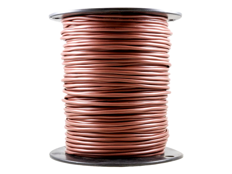 Australian Monitor AM15200DIB Speaker Cable - Double Insulated 200m roll, 2 x 1.5mm², Meter Marked, Brown - Koala Audio