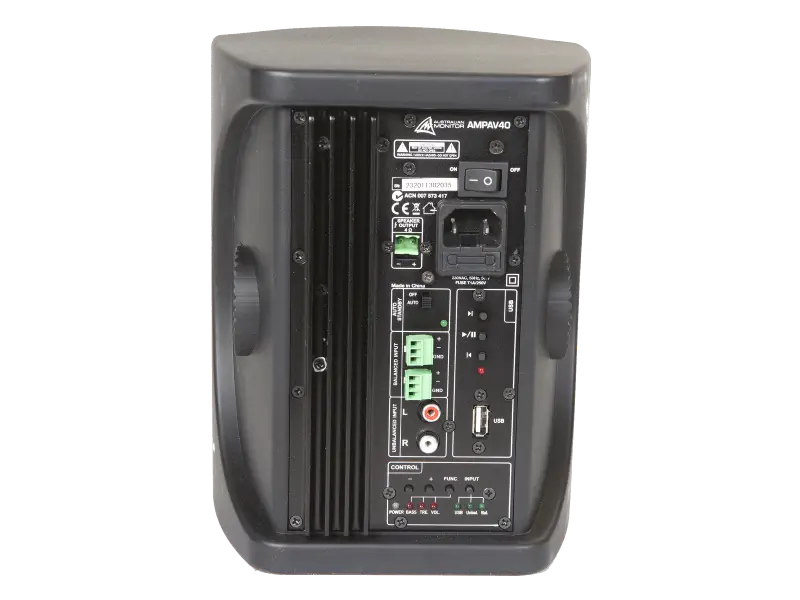 Australian Monitor Powered Bookshelf Speakers 40W