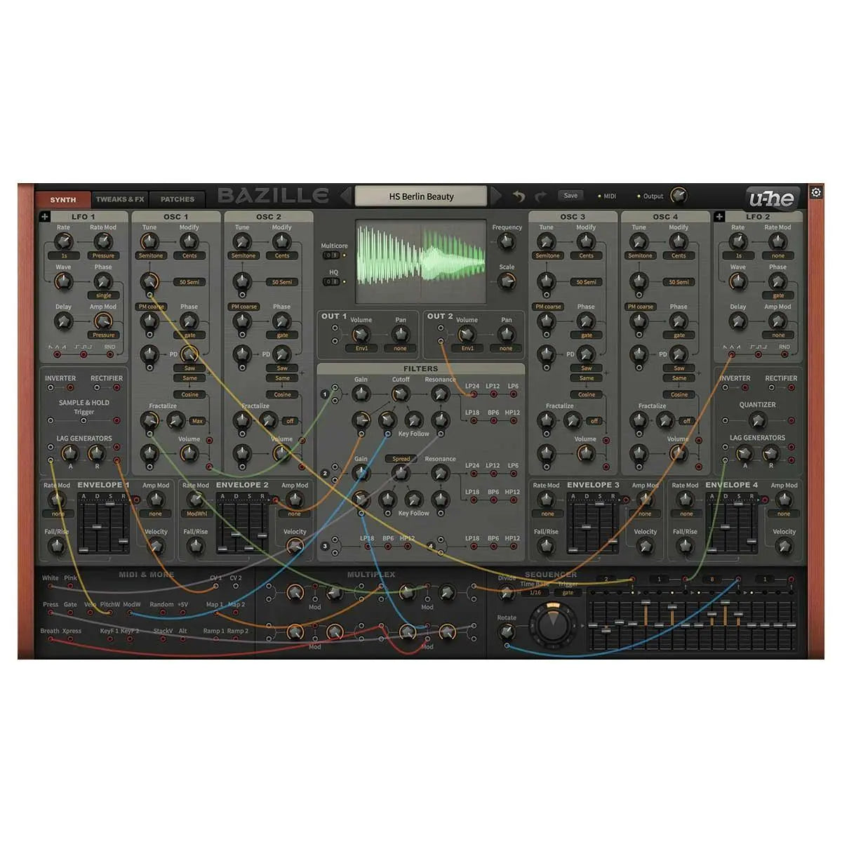 U-He Bazille Modular Synthesizer Plug-in (Serial Nr + Download)