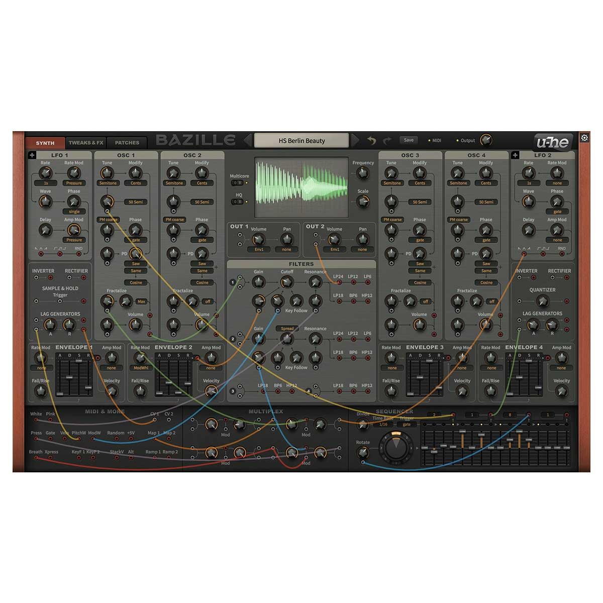 U-He Bazille Modular Synthesizer Plug-in (Serial Nr + Download)