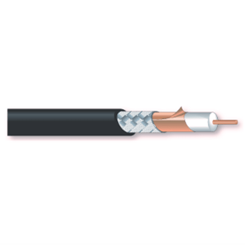 Canare L-5.5CUHD Coax cable 12G-SDI permanent install 100m roll - Black