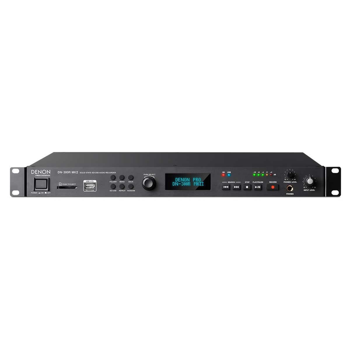 Denon Pro DN300RMKII Solid-State SD/USB Audio Recorder