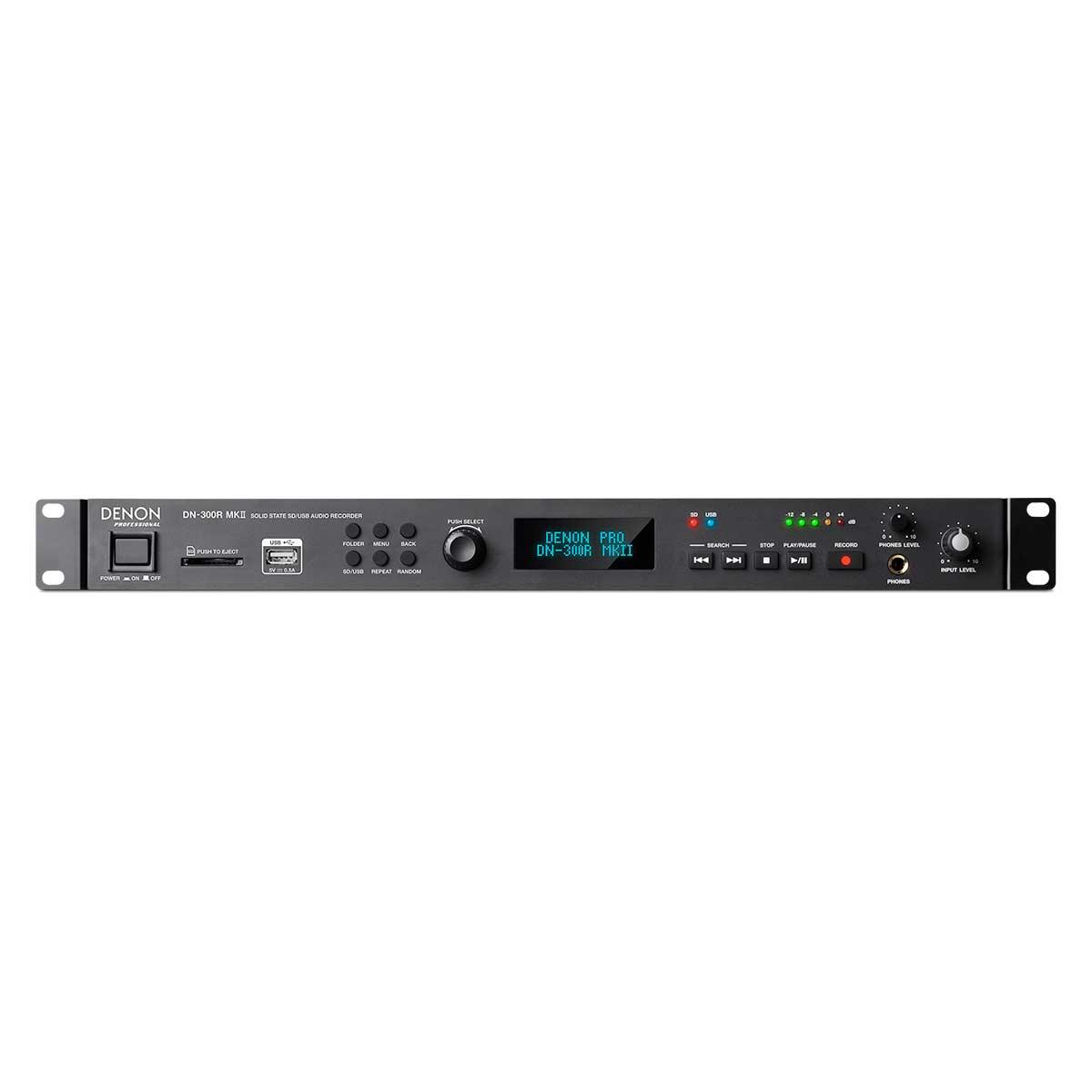 Denon Pro DN300RMKII Solid-State SD/USB Audio Recorder