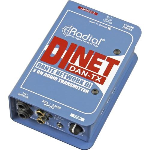 RAdial DiNet Dan-TX. Dante network Interface - Koala Audio