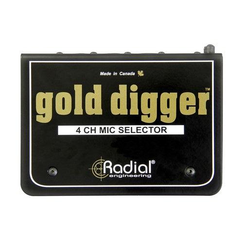 Radial Golddigger 4-Channel Mic Selector - Koala Audio