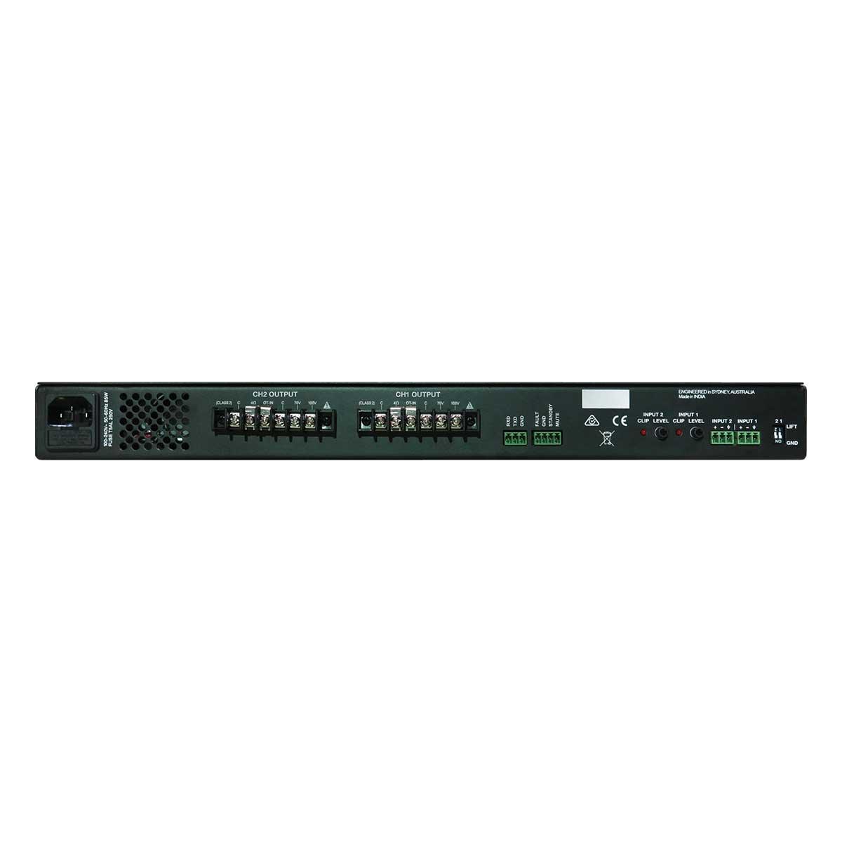 Australian Monitor HS2250P 2X250w Power Amp with Dsp &amp; Rs232