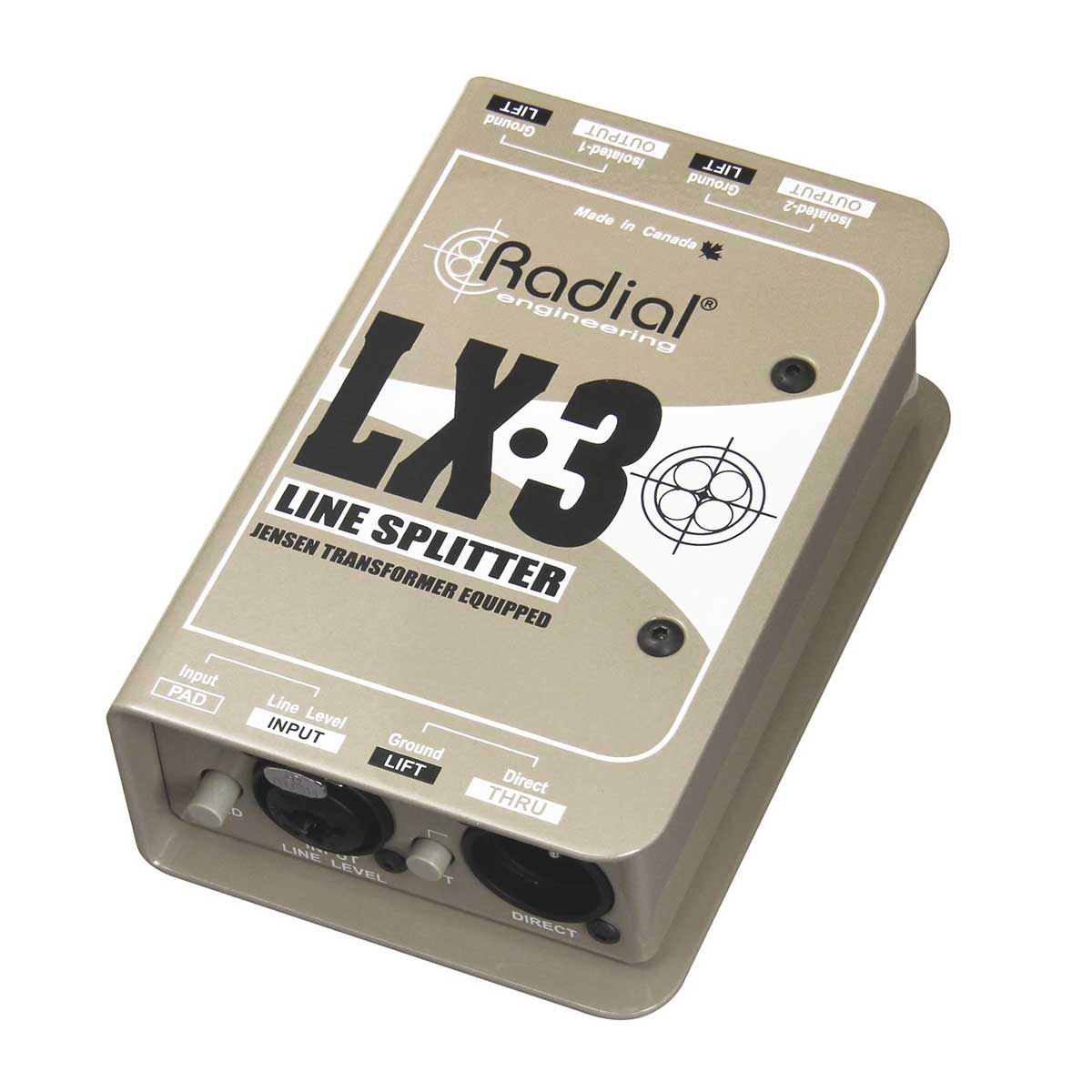 Radial LX-3 Line Level splitter